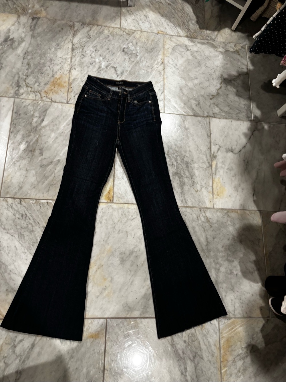 Judy Blue Dark Blue Flare Jeans